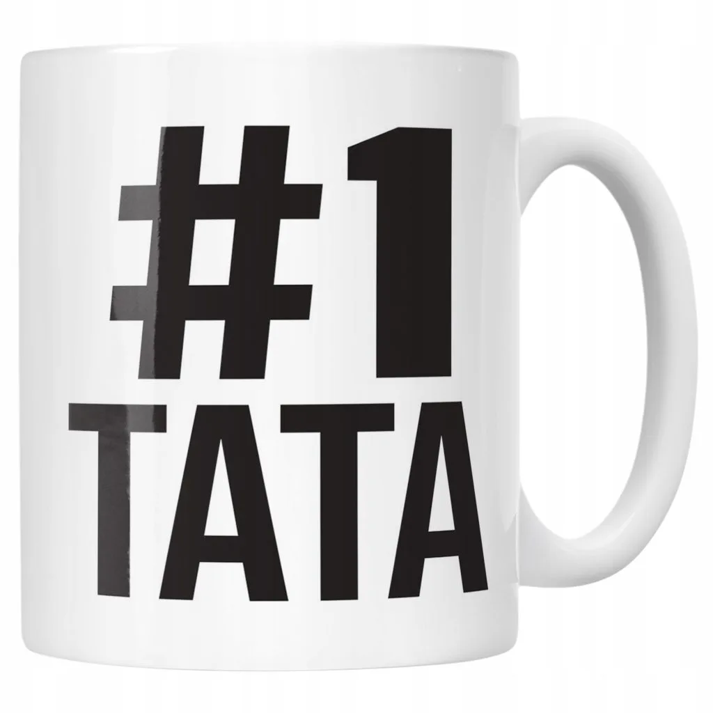 Kubek ceramiczny Dzień Ojca 1# TATA Prezent Upominek Dla Taty