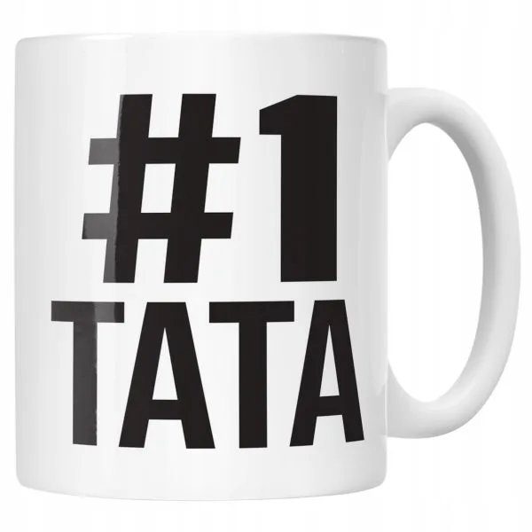 Kubek ceramiczny Dzień Ojca 1# TATA Prezent Upominek Dla Taty