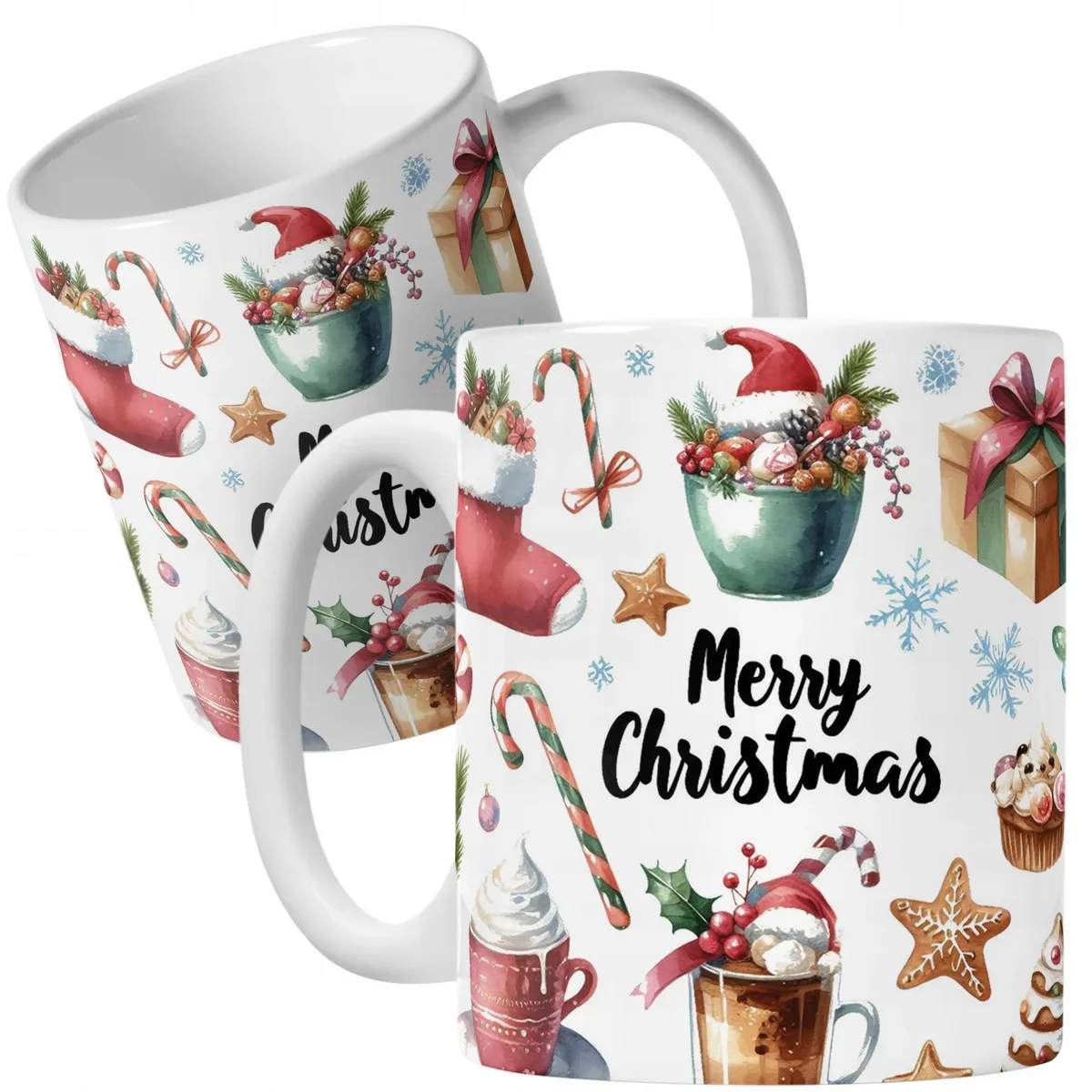 Kubek Ceramiczny Świąteczny Merry Christmas Boże Narodzenie Prezent