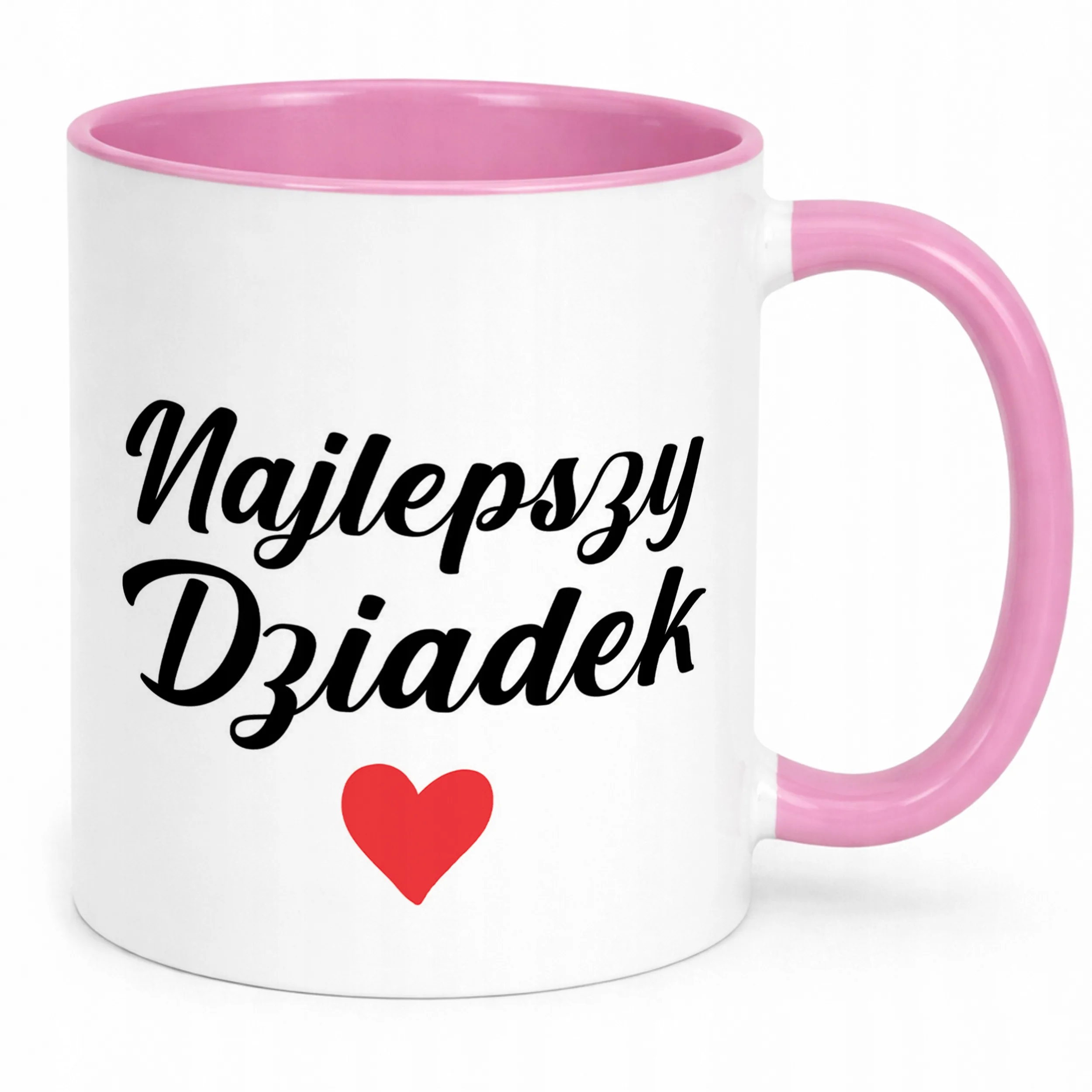 Kubek Różowy Dzień Dziadka Dla Dziadka Prezent Upominek
