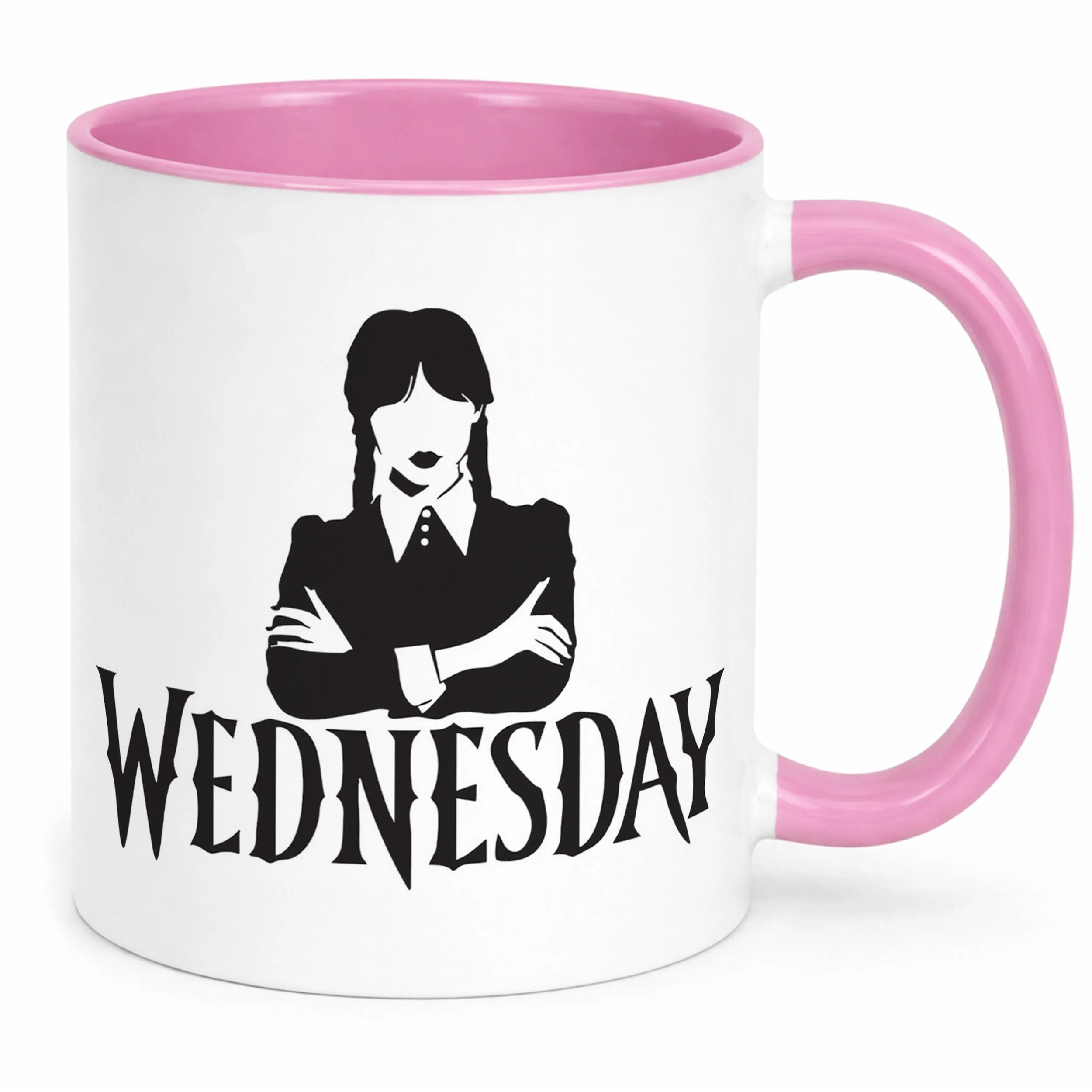 Kubek Różowy Nevermore Wednesday Addams Dla Fanów Prezent