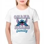 Koszulka biała dziecięca Stitch Lilo i Stich Dla Fanów