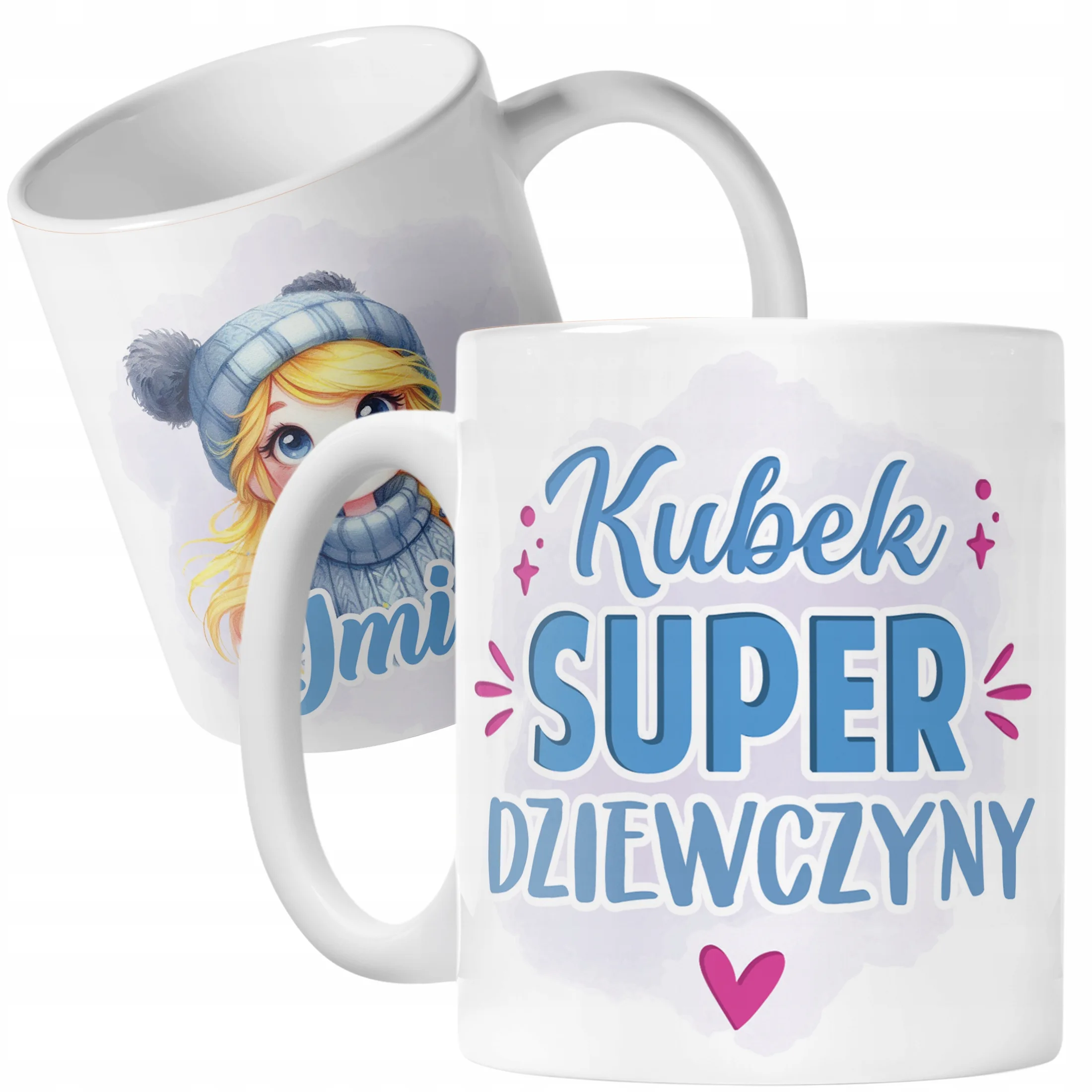 Kubek Ceramiczny Personalizowany Dzień Kobiet Dla Dziewczynki Prezent