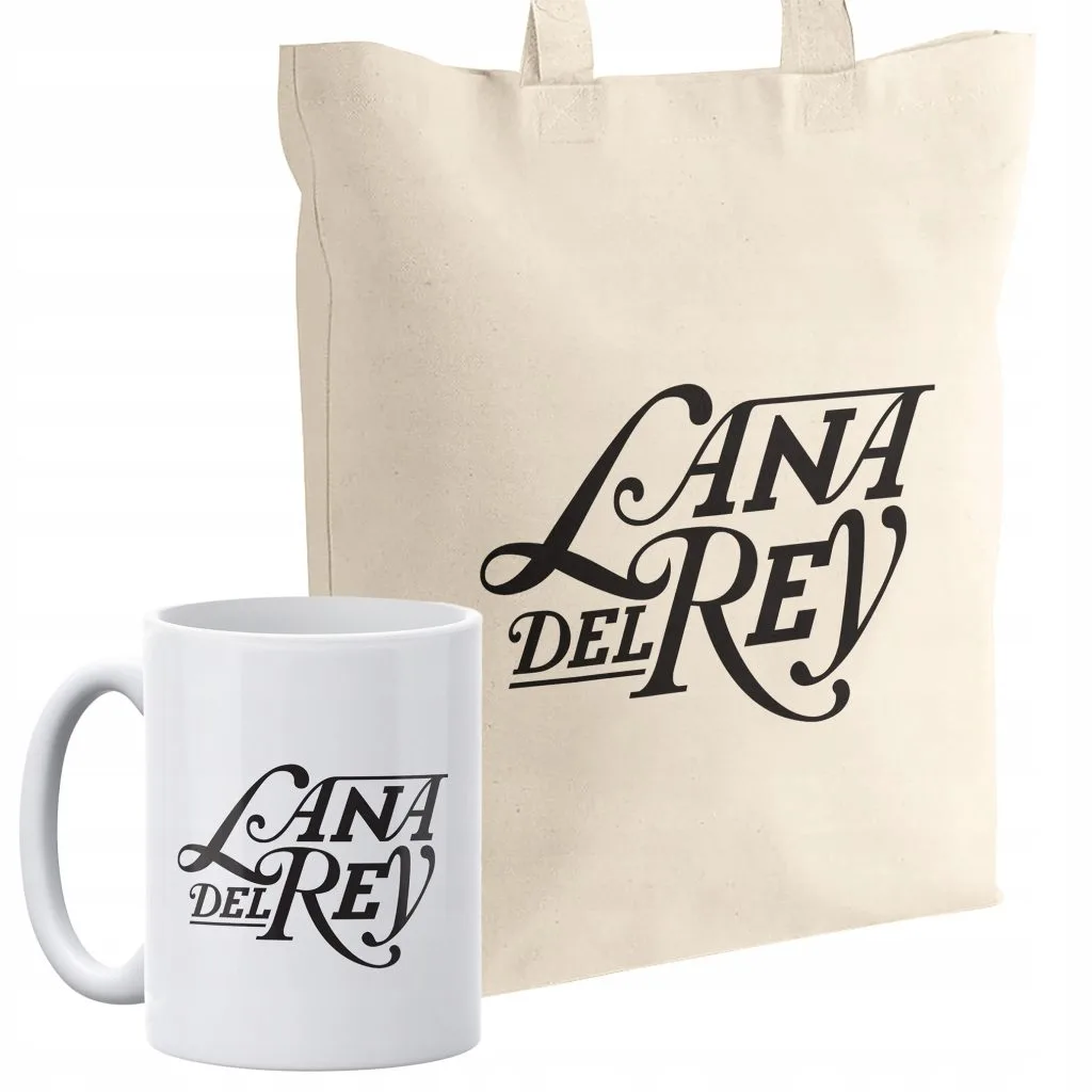 Zestaw torba bawełniana z dnem + kubek Dla Fanów Lana Del Rey