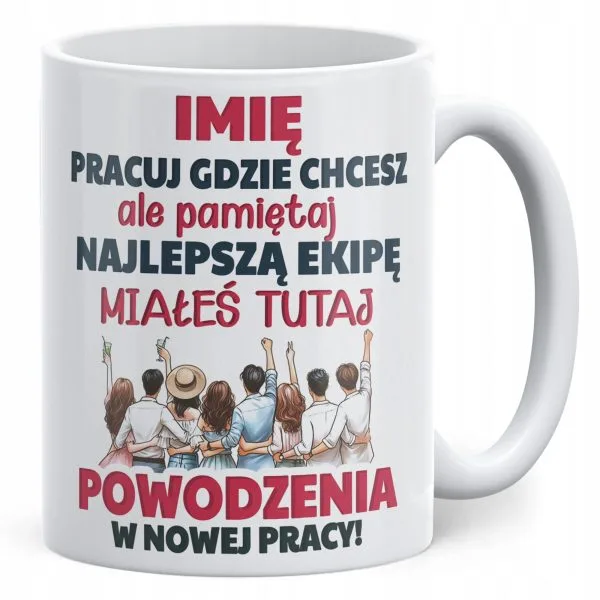 Kubek ceramiczny Personalizowany Pożeganie Odejście z Pracy Prezent