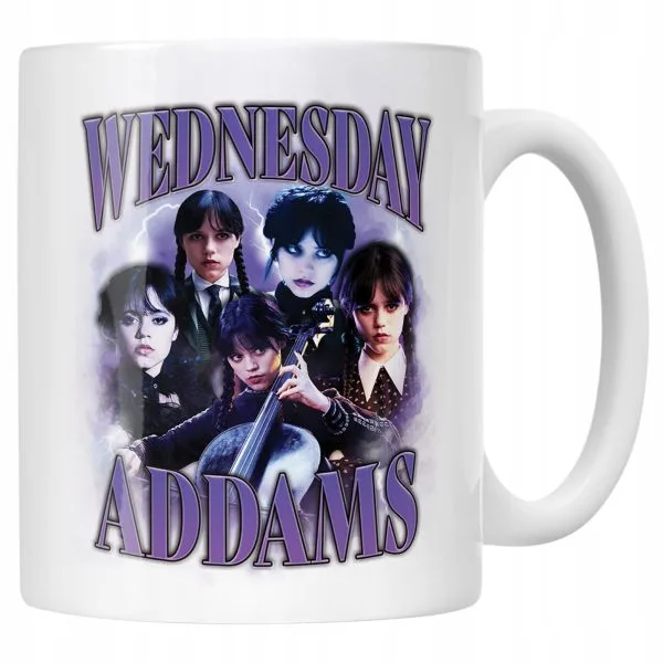 Kubek ceramiczny Nevermore Wednesday Addams Dla Fanów Prezent