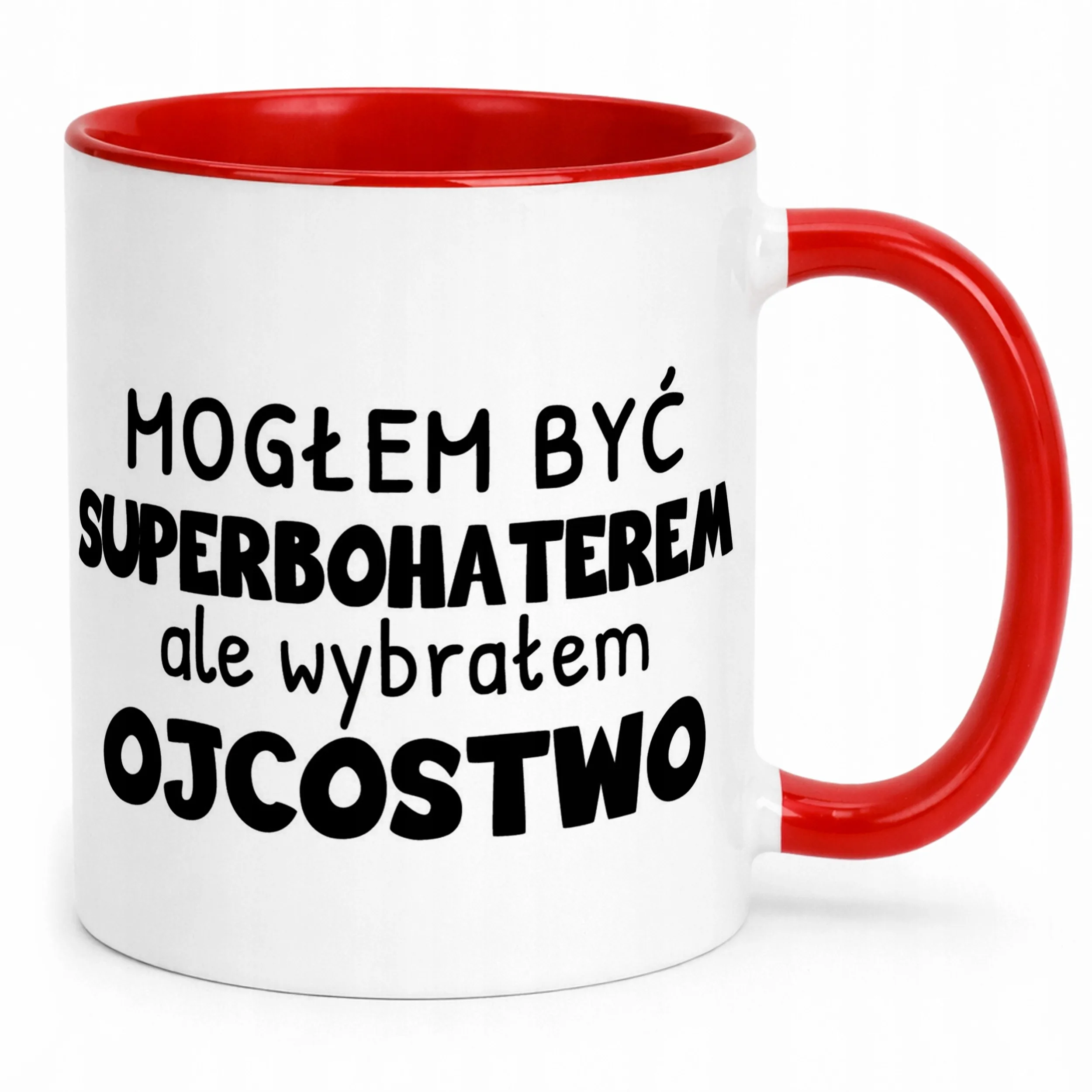 Kubek ceramiczny Dzień Ojca Dla Taty Mogłem Być Superbohaterem