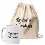 Zestaw plecak bawełniany + kubek Taylor Swift Taylor’s Version
