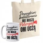 Zestaw kubek + torba z dnem Dla Nauczycielki Nauczyciela Dzień Nauczyciela