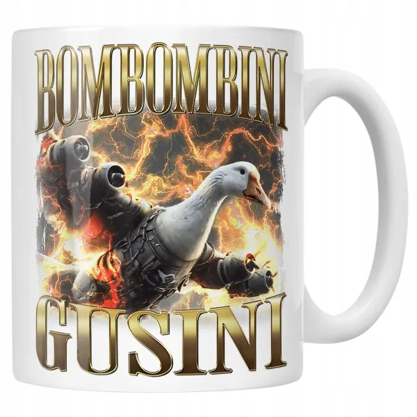 Kubek ceramiczny Bombombini Gusini viral tiktok brainrot