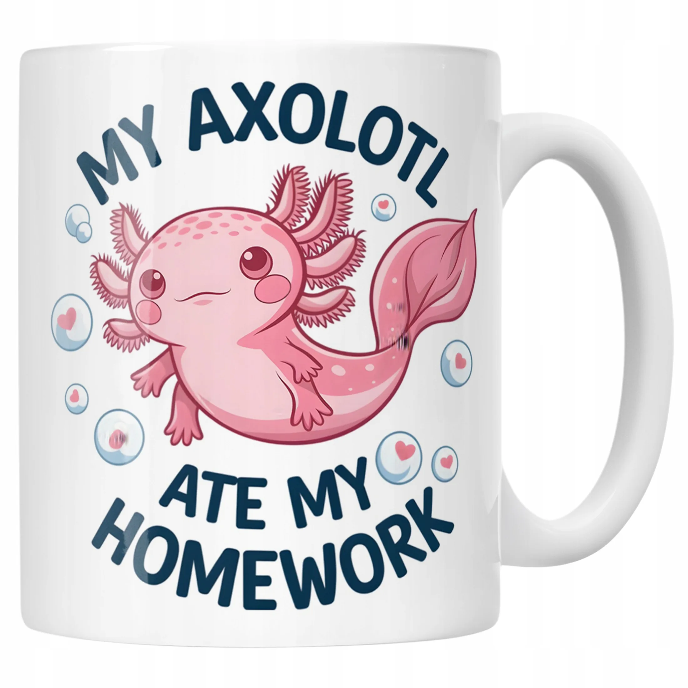 Kubek dla dziecka z axolotlem Aksolotl Axolotl Różowy Zwierzak Trend Viral