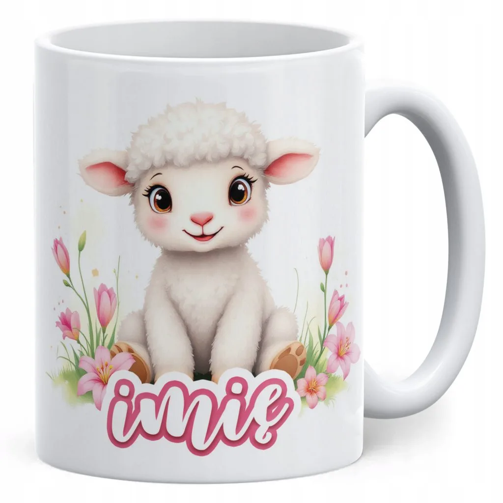 Kubek ceramiczny Wielkanocny Personalizowany Z okazji Świąt Wielkanocnych