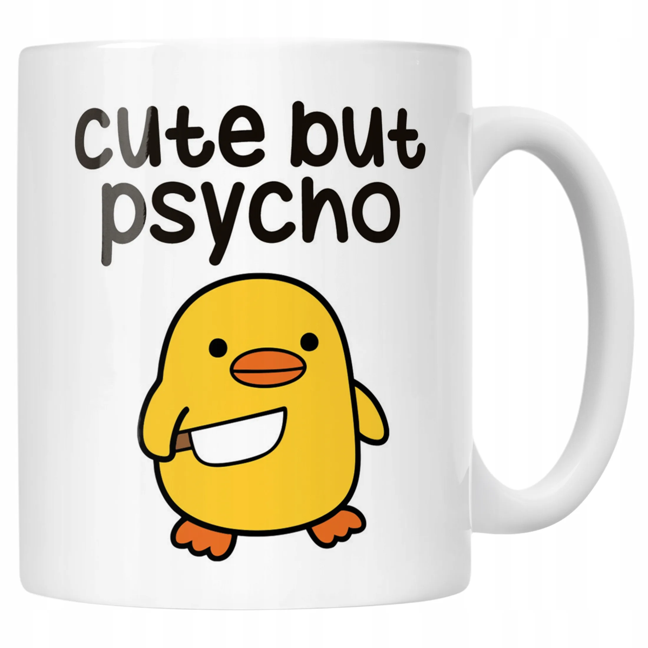 Kubek ceramiczny Cute But Psycho Śmieszny Zabawny Prezent