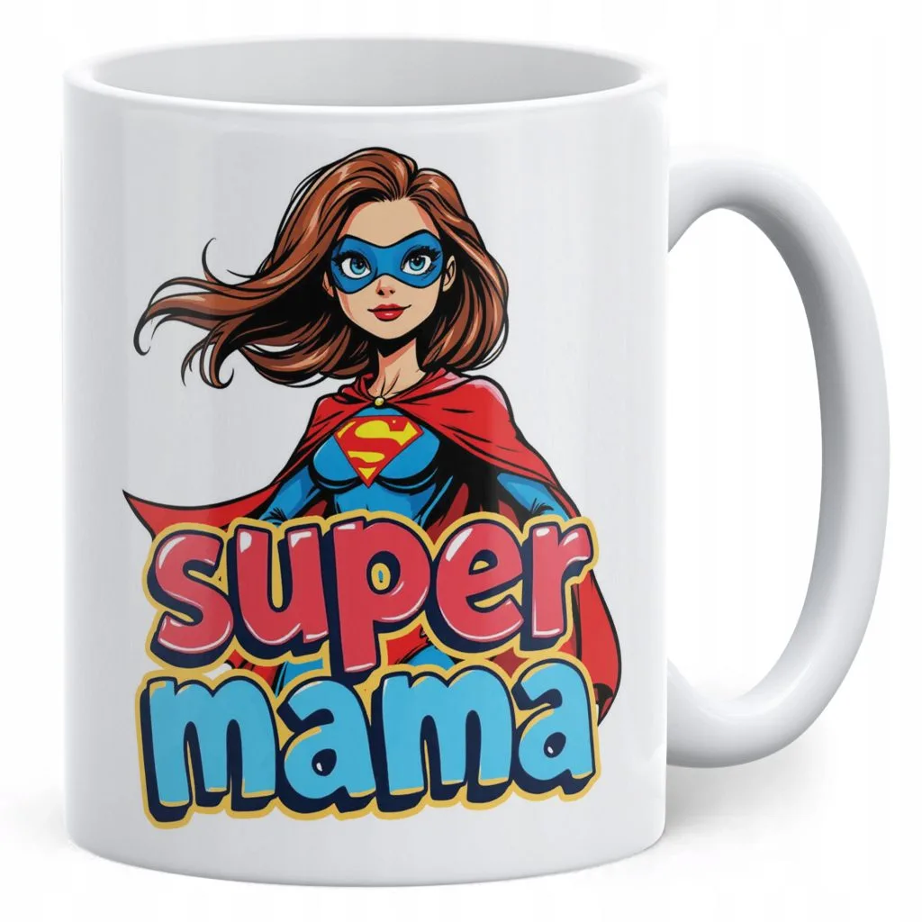 Kubek ceramiczny Dzień Matki Dla Mamy Prezent Upominek Super Mama