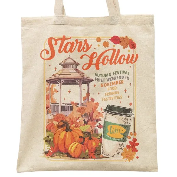 Torba bawełniana na zakupy Gilmore Girls Stars Hollow Dla Fanów Serialu