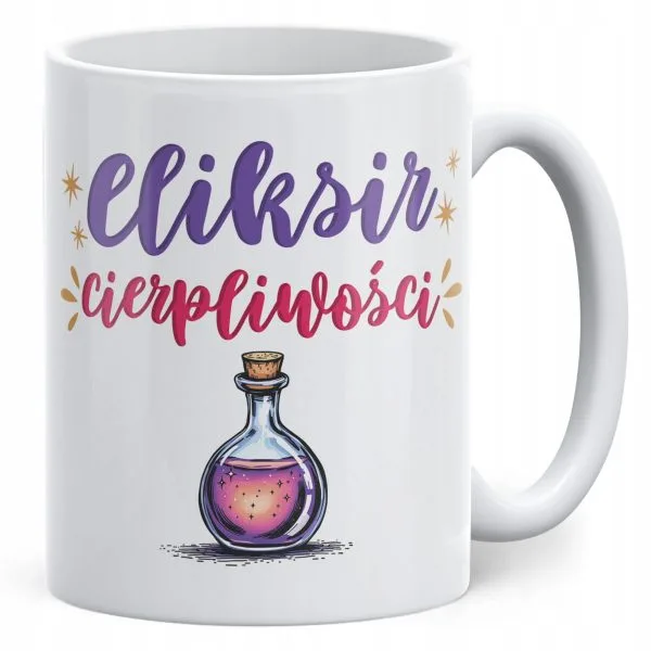 Kubek ceramiczny Eliksir Cierpliwości Prezent Upominek