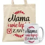 Zestaw Kubek + Torba Dzień Matki Dla Mamy Prezent Upominek