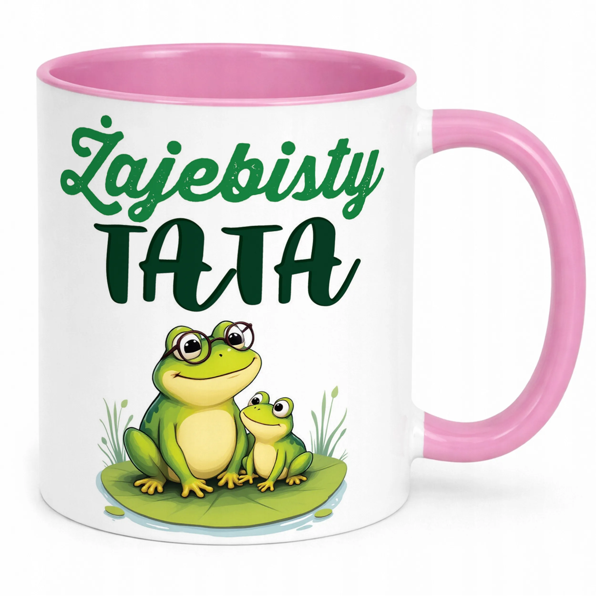 Kubek Różowy Dzień Ojca Dla Taty Żajebisty Tata Prezent