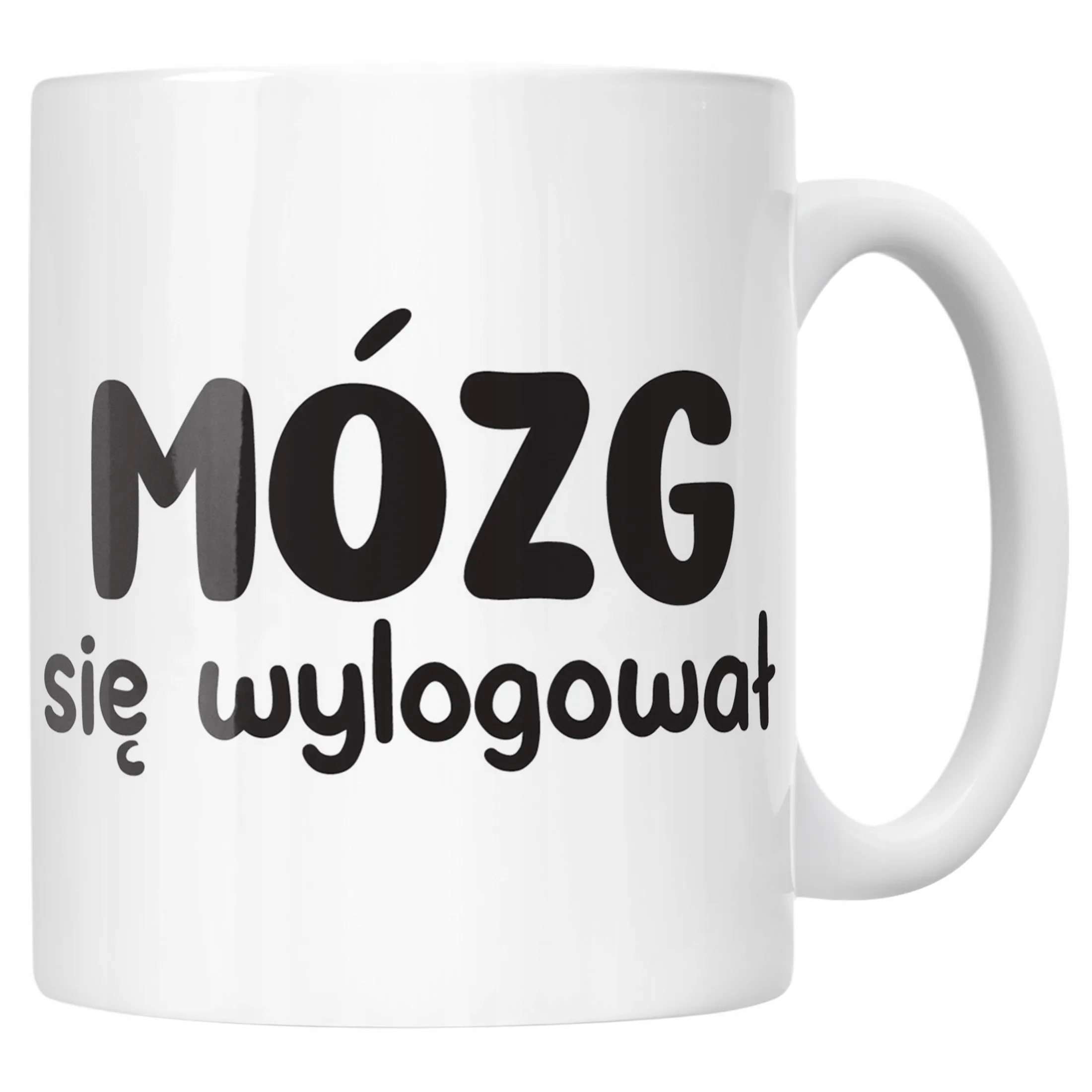 Kubek ceramiczny Mózg Się Wylogował Śmieszny Zabawny Prezent