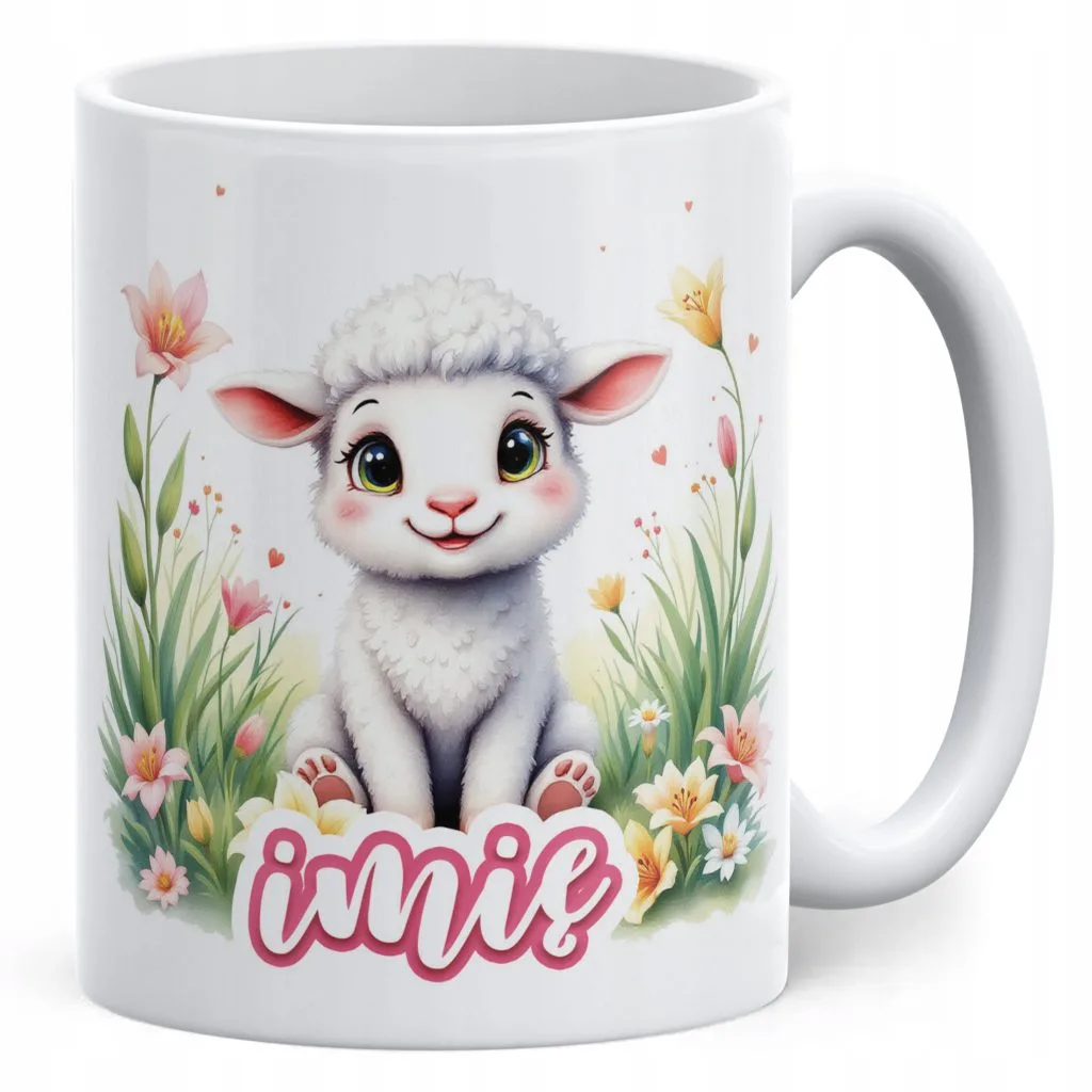 Kubek ceramiczny Wielkanocny Personalizowany Z okazji Świąt Wielkanocnych