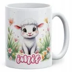 Kubek ceramiczny Wielkanocny Personalizowany Z okazji Świąt Wielkanocnych