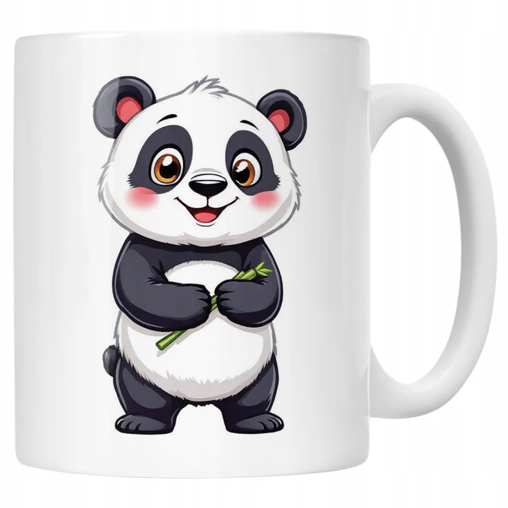 Kubek ceramiczny Panda Zwierzak Słodki Dla Dzieci Prezent