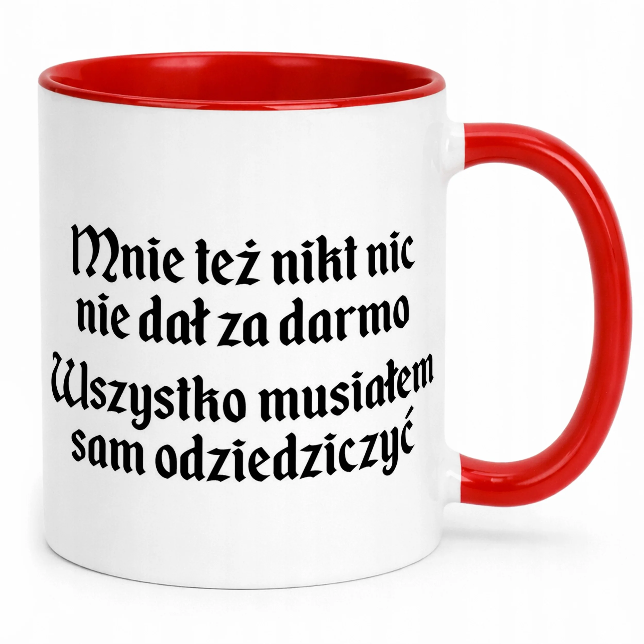 Kubek ceramiczny 1670 Musiałem Sam Odziedziczyć Jan Paweł Prezent
