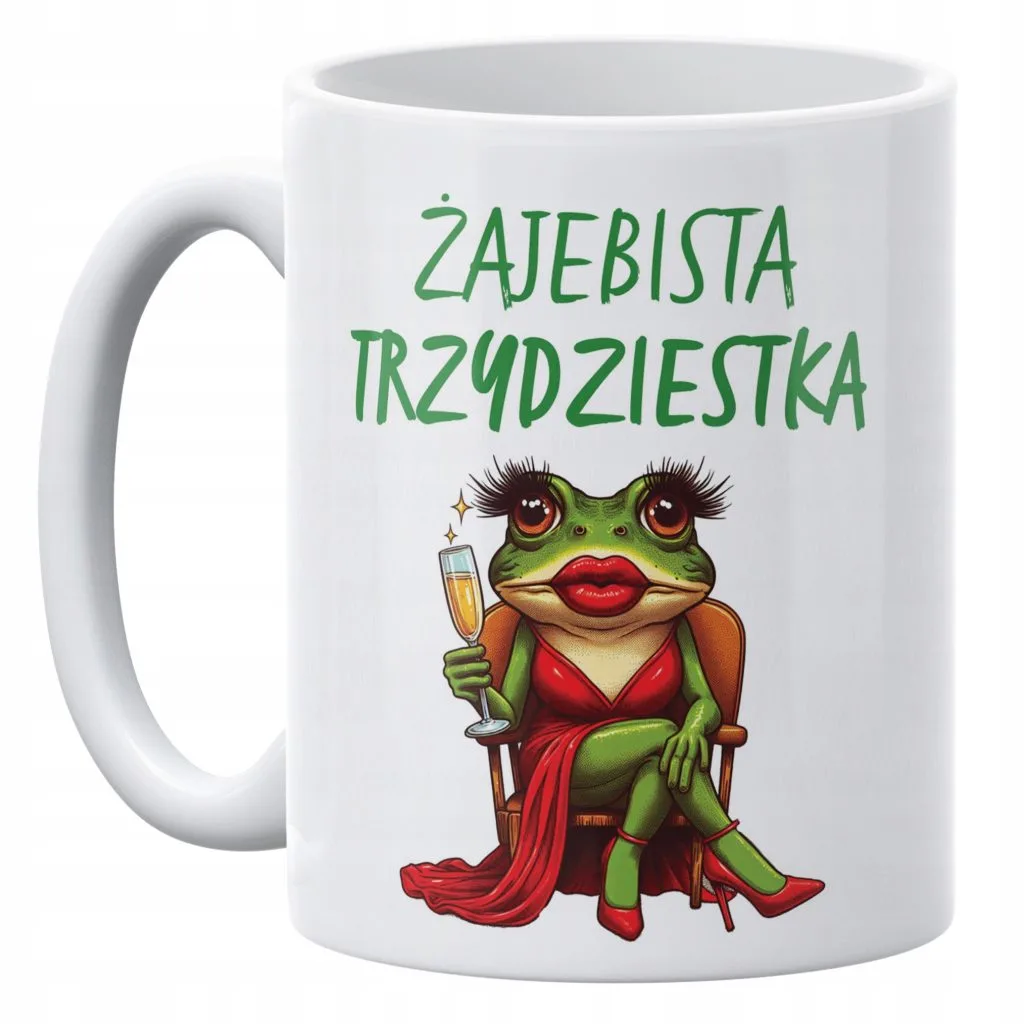 Kubek ceramiczny 330 ml Żajebista 30 Prezent Dla Kobiety Na 30 Urodziny