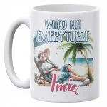 Kubek ceramiczny Personalizowany Dla Emerytki Z Okazji Emerytury Prezent