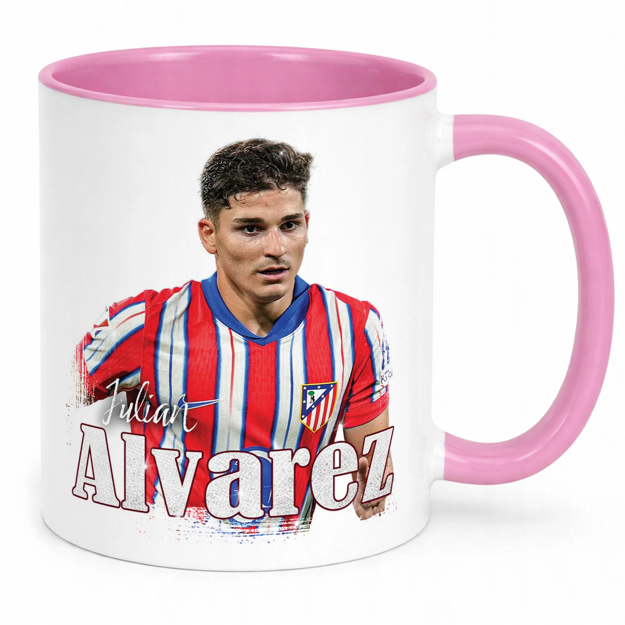 Kubek Różowy Julián Álvarez dla kibiców Atlético Madryt Prezent