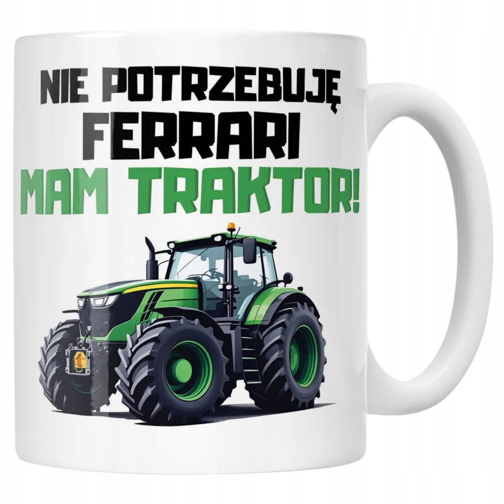 Kubek ceramiczny Rolnik Dla Rolnika Traktor Zabawny Prezent Upominek