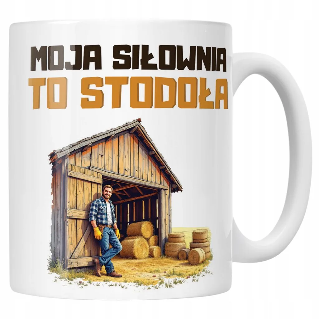 Kubek ceramiczny Rolnik Dla Rolnika Traktor Zabawny Prezent Upominek