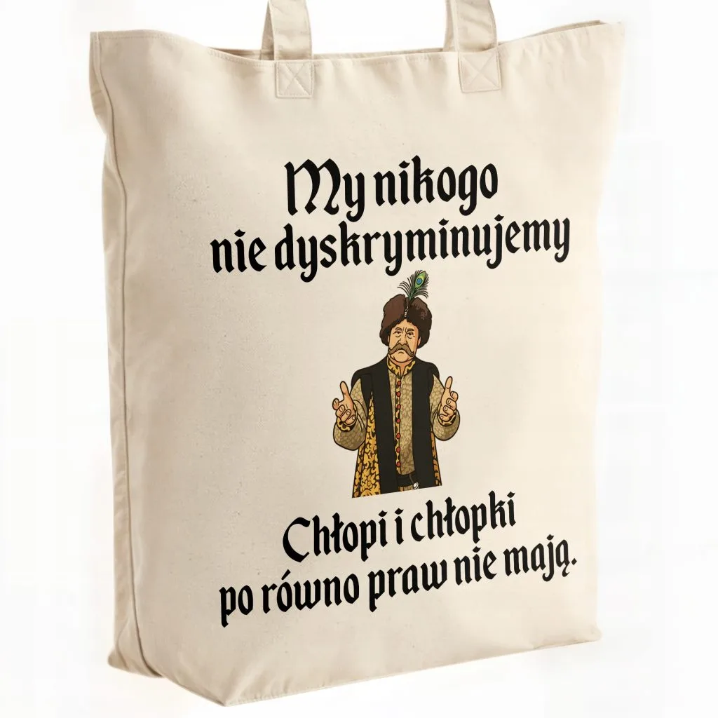 Torba bawełniana premium na zakupy 1670 My Nikogo Nie Dyskrumiujemy