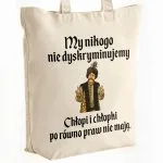 Torba bawełniana premium na zakupy 1670 My Nikogo Nie Dyskrumiujemy