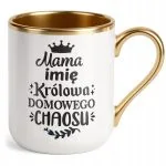Kubek Premium Złoty Personalizowany Dzień Matki Dla Mamy Prezent Upominek