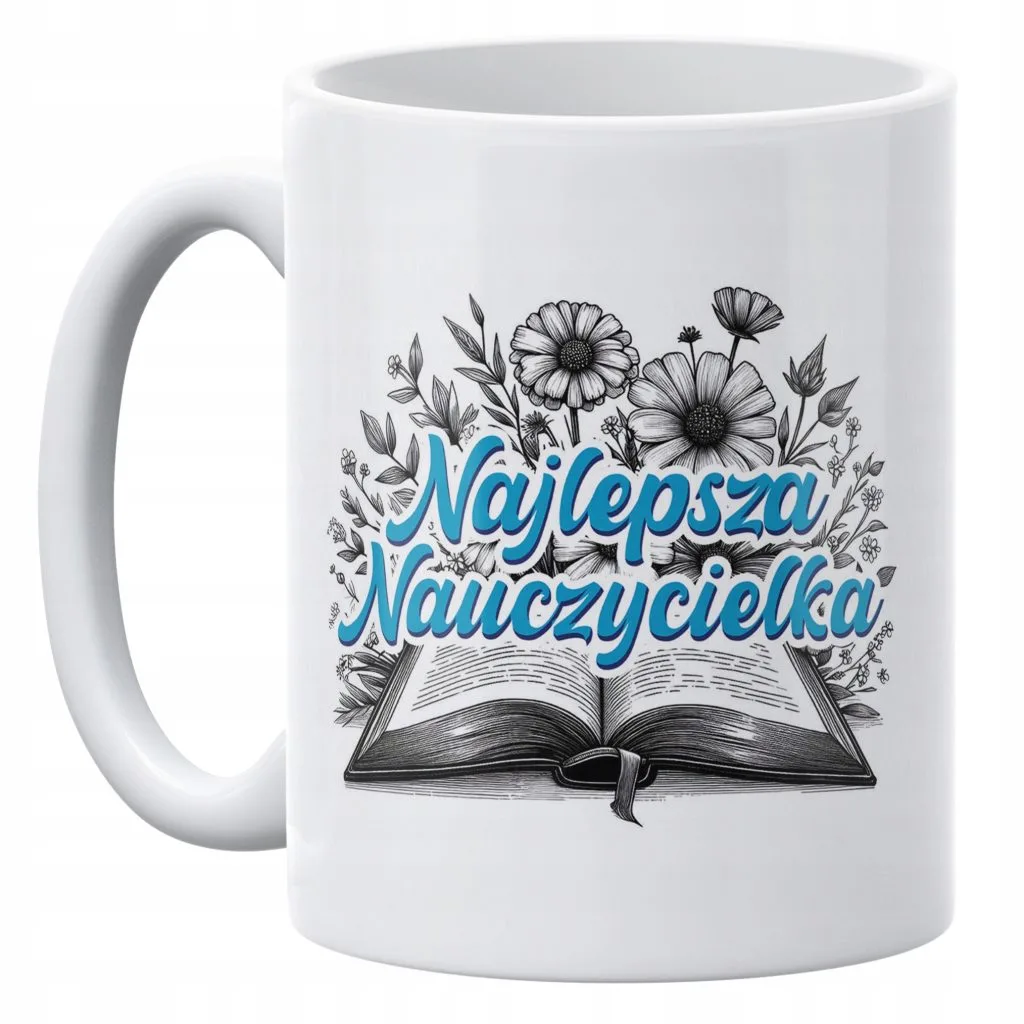 Kubek ceramiczny 330 ml Dzień Nauczyciela Najlepsza Nauczycielka Prezent