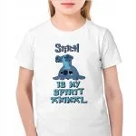 Koszulka biała dziecięca Stitch Lilo i Stich Dla Fanów