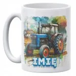 Kubek ceramiczny 330 ml Personalizowany Dla Fanów Traktorów Rolników