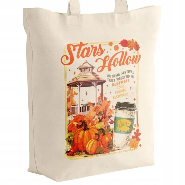 Torba bawełniana z dnem Gilmore Girls Stars Hollow Dla Fanów Serialu