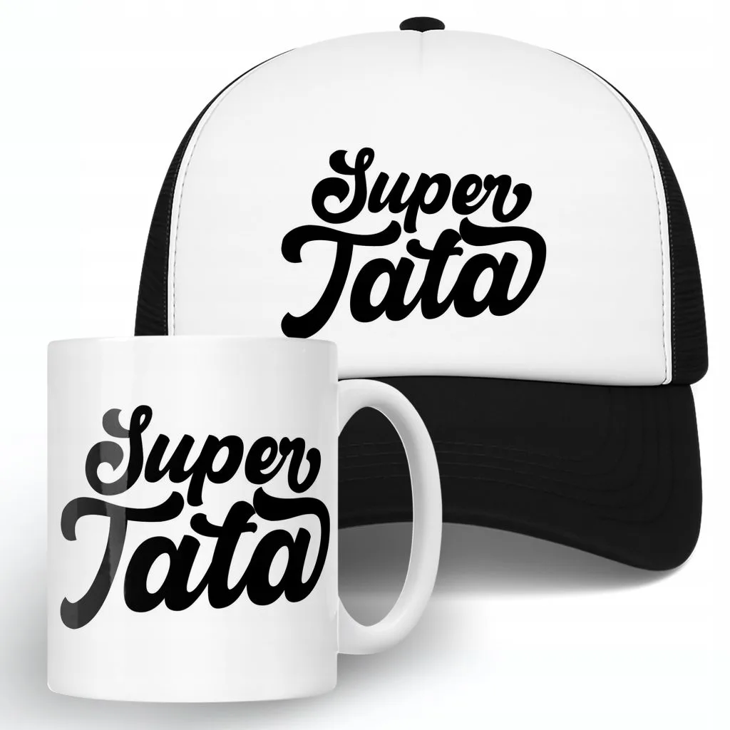 Zestaw Kubek + Koszulka Dzień Ojca Dla Taty Super Tata Prezent