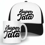 Zestaw Kubek + Koszulka Dzień Ojca Dla Taty Super Tata Prezent