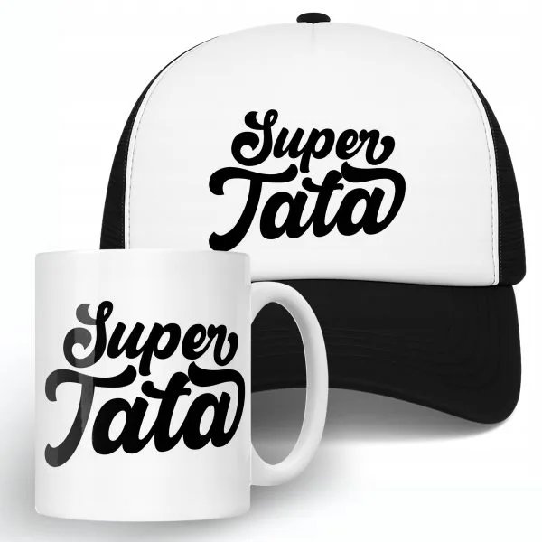 Zestaw Kubek + Koszulka Dzień Ojca Dla Taty Super Tata Prezent