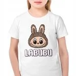 Koszulka biała dziecięca Labubu Dla Fanów Bajki