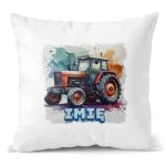 Poduszka 38×38 cm z Imieniem Traktor Farma dla dziecka
