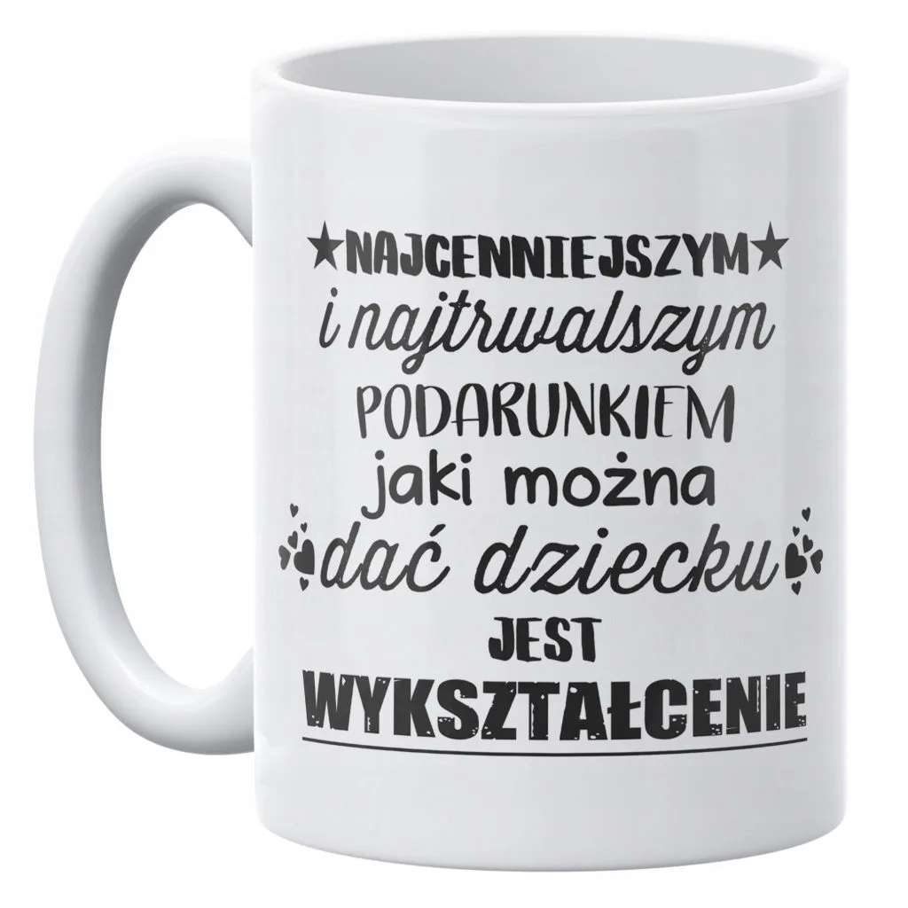 Kubek ceramiczny 330 ml Dzień Nauczyciela Dla Nauczyciela Prezent Upominek