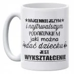 Kubek ceramiczny 330 ml Dzień Nauczyciela Dla Nauczyciela Prezent Upominek