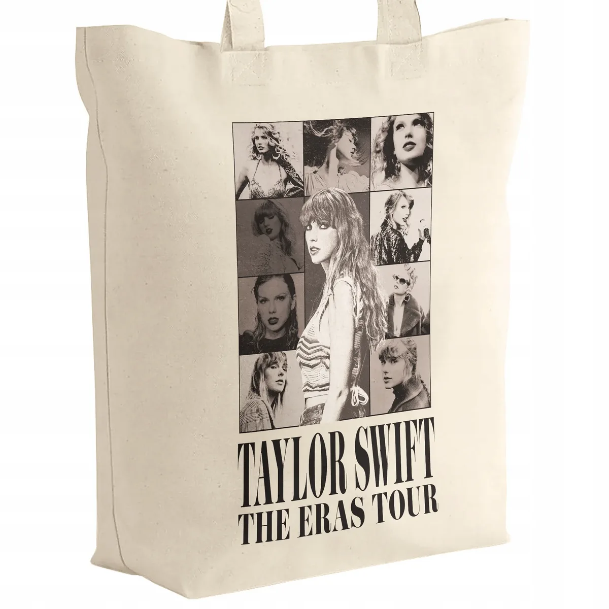 Torba bawełniana na zakupy 42×38 z dnem Taylor Swift The Eras Tour