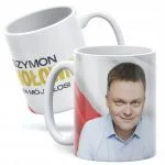 Kubek ceramiczny Szymon Hołownia Ma Mój Głos #Hołownia2025 Polska 2050