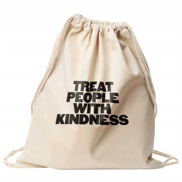 Plecak bawełniany 34x40 Harry Styles Treat People With Kindness