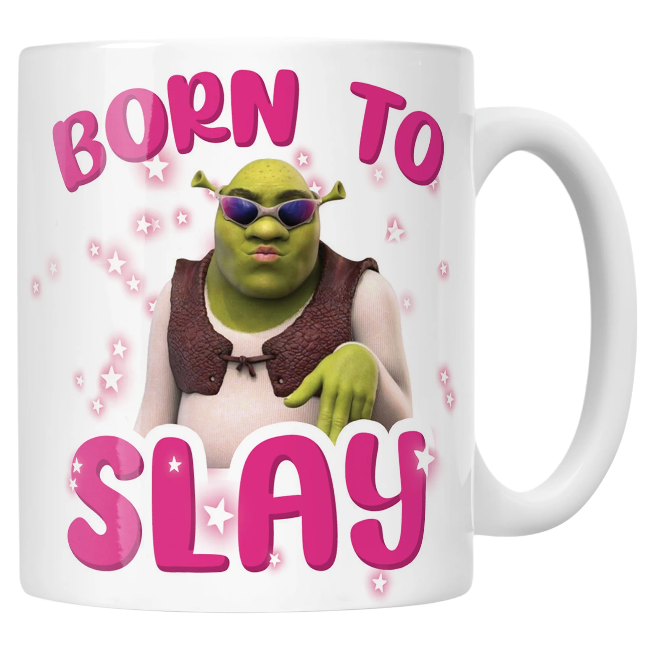 Kubek ceramiczny Born To Slay Śmieszny Zabawny Prezent